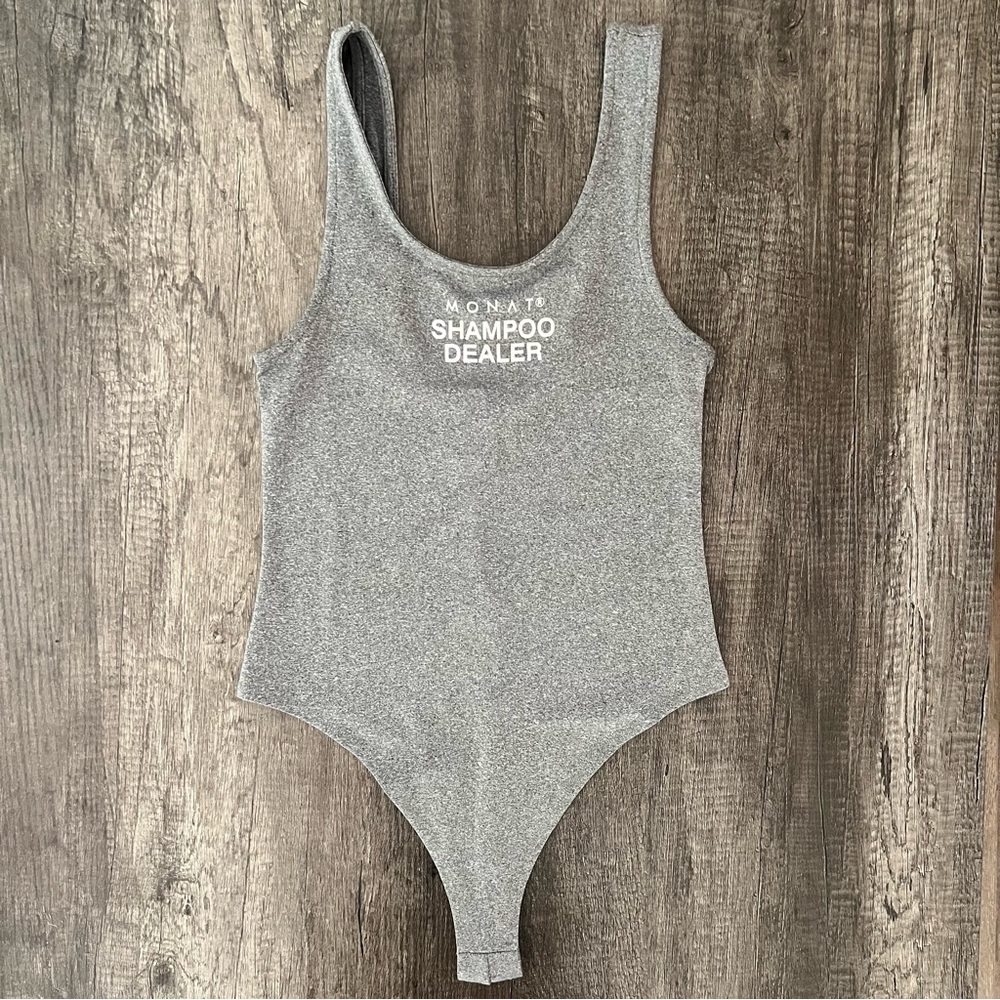 Gray Bodysuit by MONAT